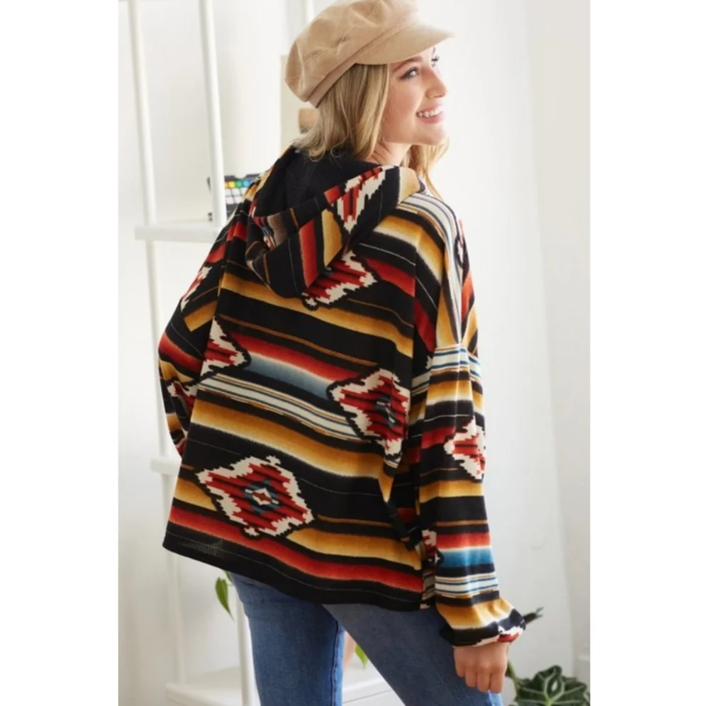 🆕🌿BOHO BOUTIQUE HOODIE SWEATER 🌿 - Picture 5 of 10